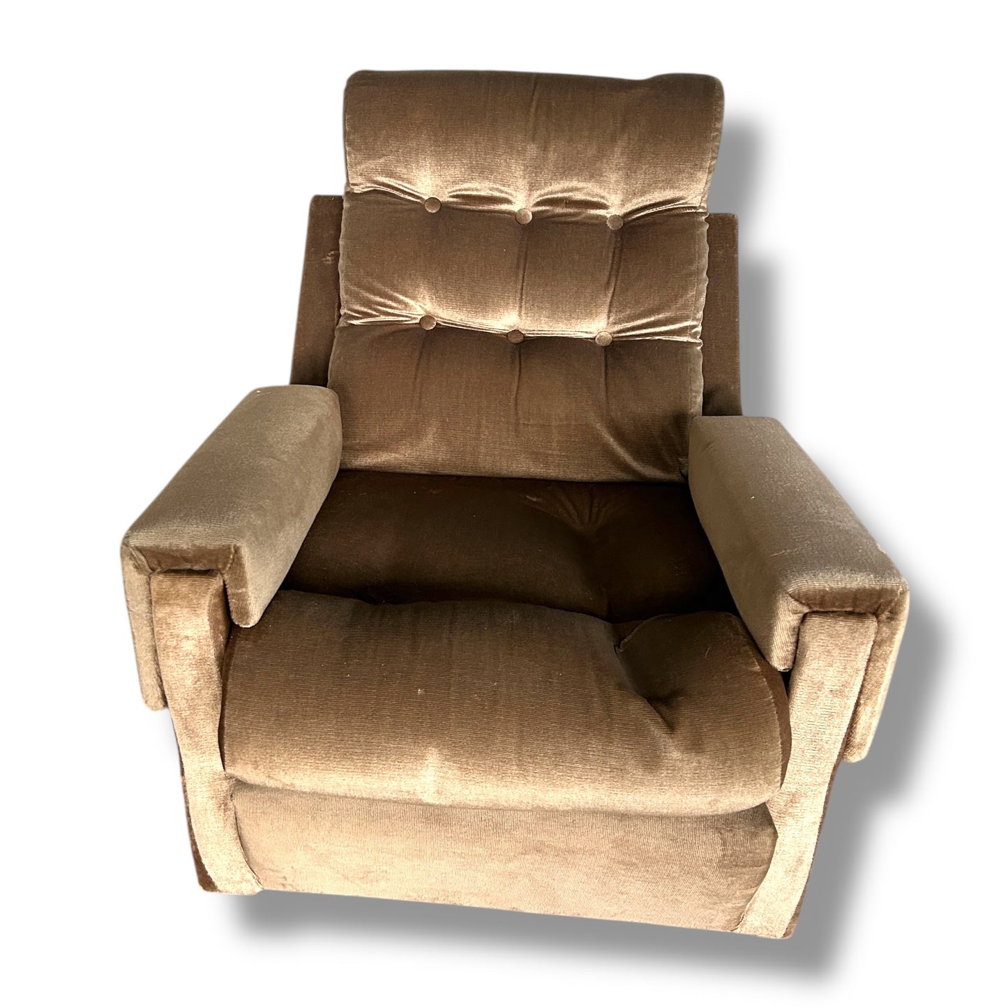 Mid Century Modern Pair of Chenille Fabric Parker Knoll Armchairs