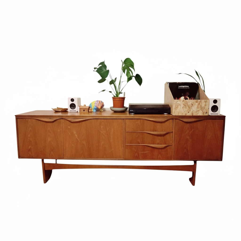 William Lawrence Teak Sideboard | Mid-Century Modern Credenza