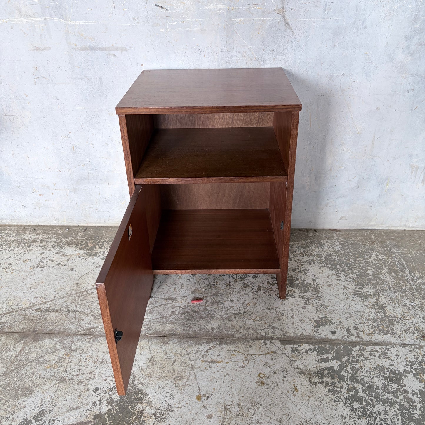 Mid Century Avalon Teak Bedside Cabinet | Scandinavian Style Vintage Nightstand