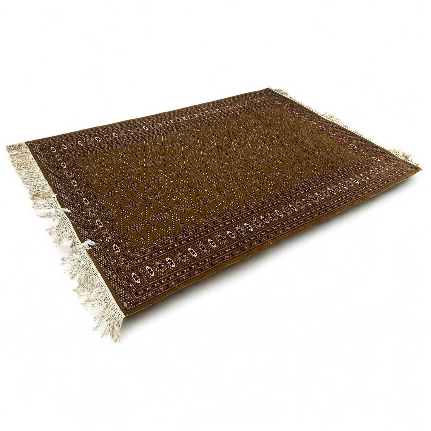 Vintage Traditional Bokhara Pakistani Rug