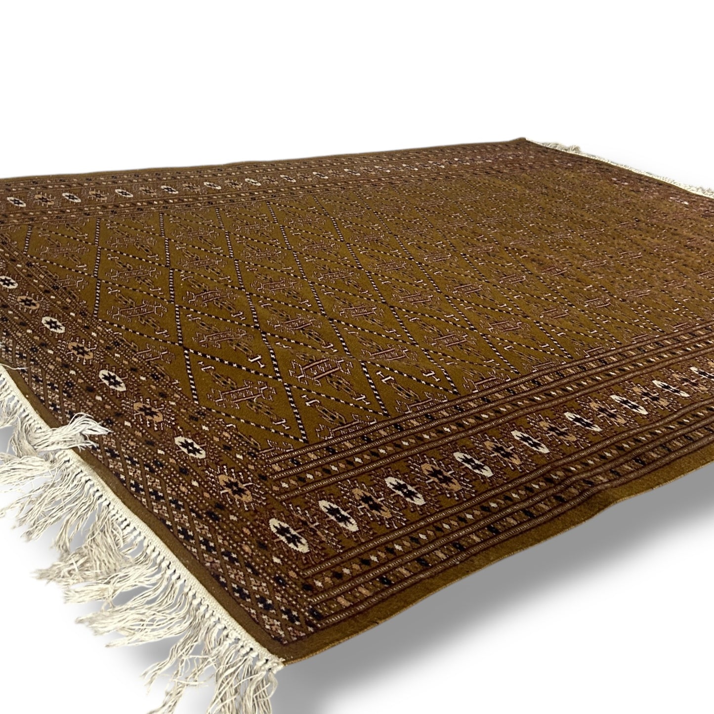 Vintage Traditional Bokhara Pakistani Rug