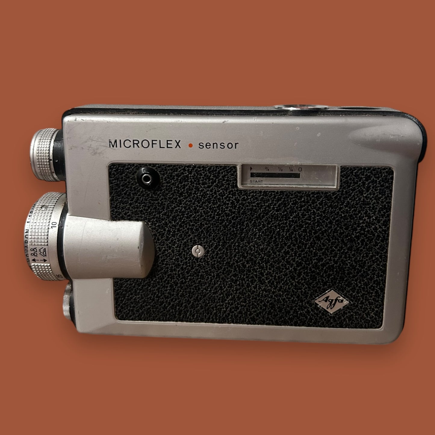 Vintage 1970s Agfa Microflex Sensor Super 8 Film Camera