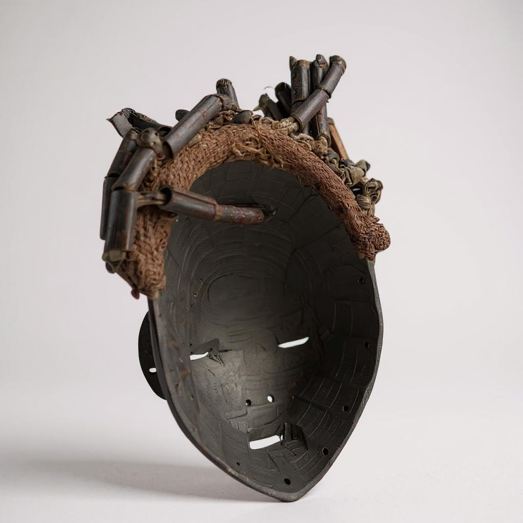 Antique African Chokwe Traditional Female Art Mask Sculpture