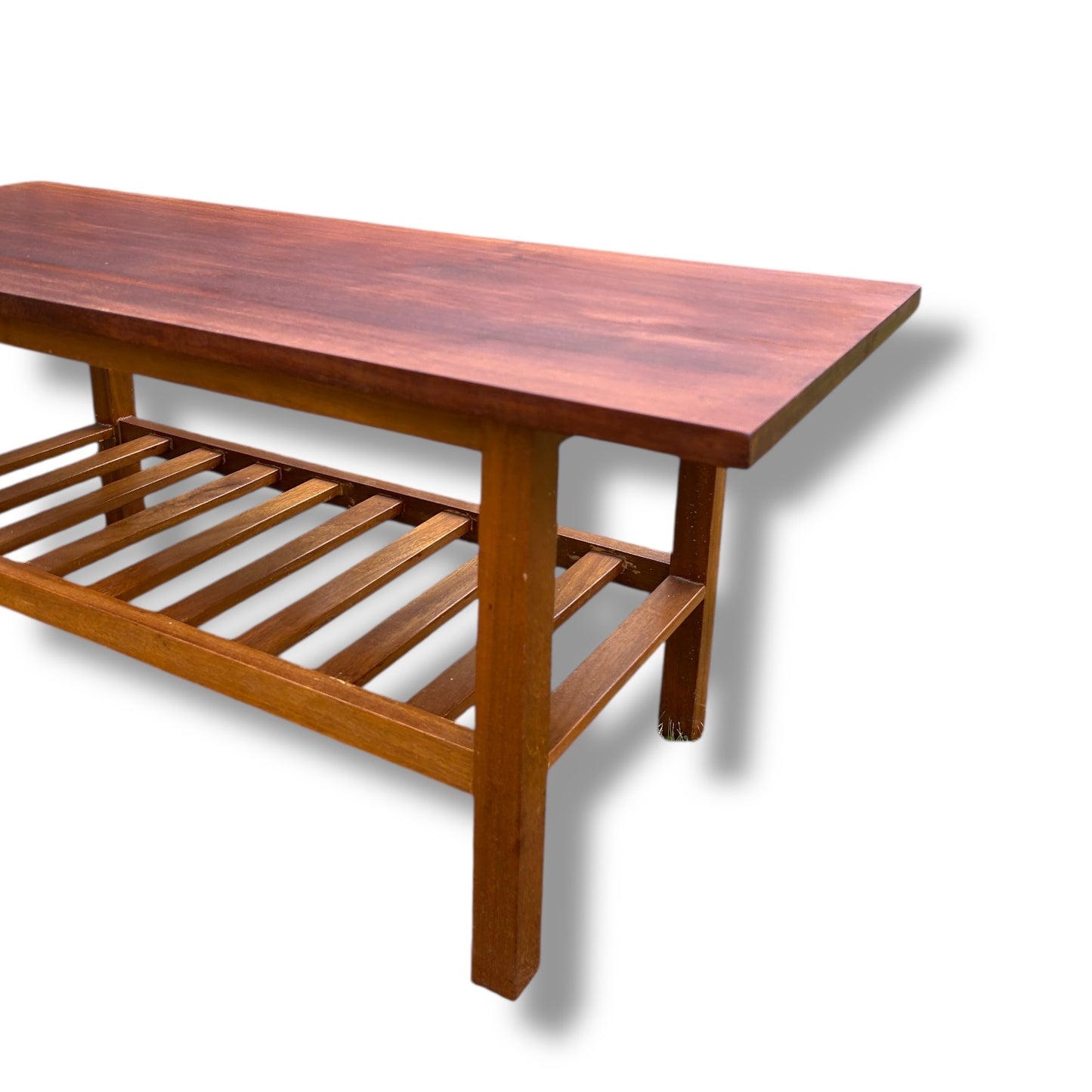 Mid-Century teak wood Kiaat coffee table