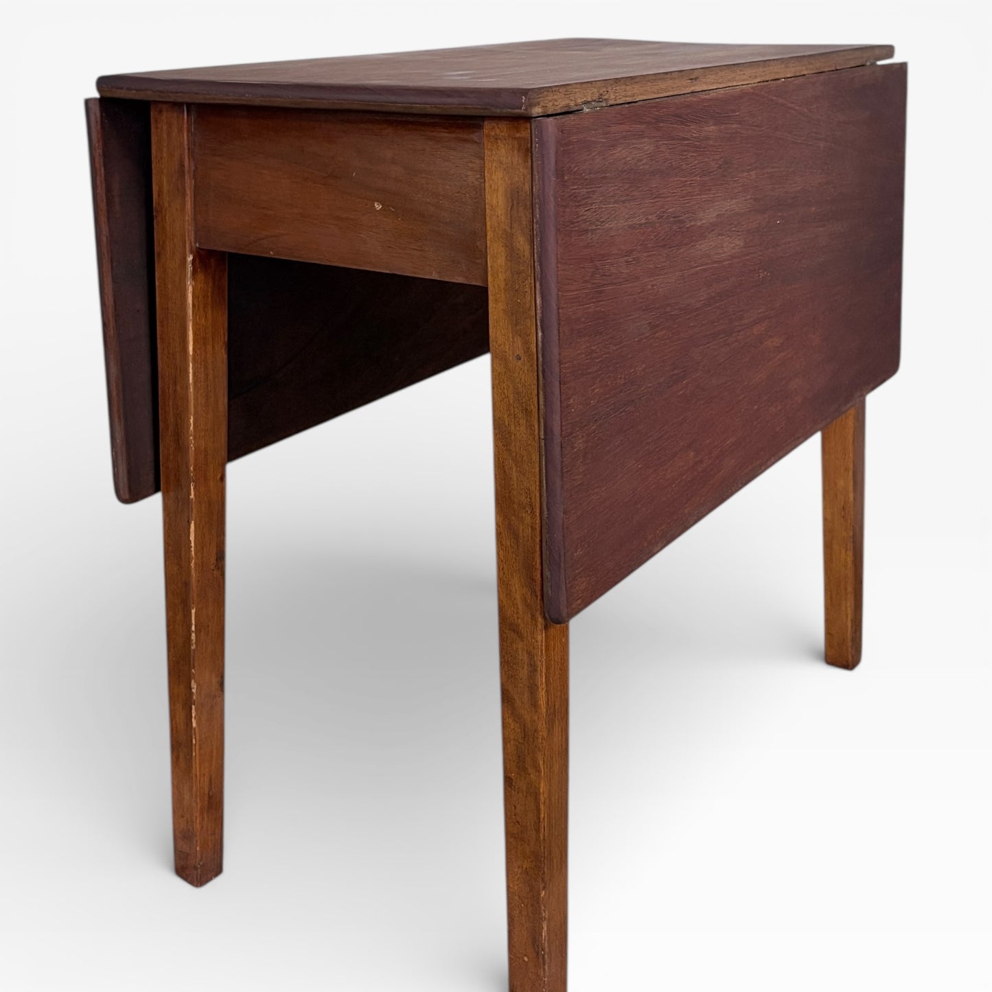 Victorian Mahogany Drop Leaf Dining Table — view 12