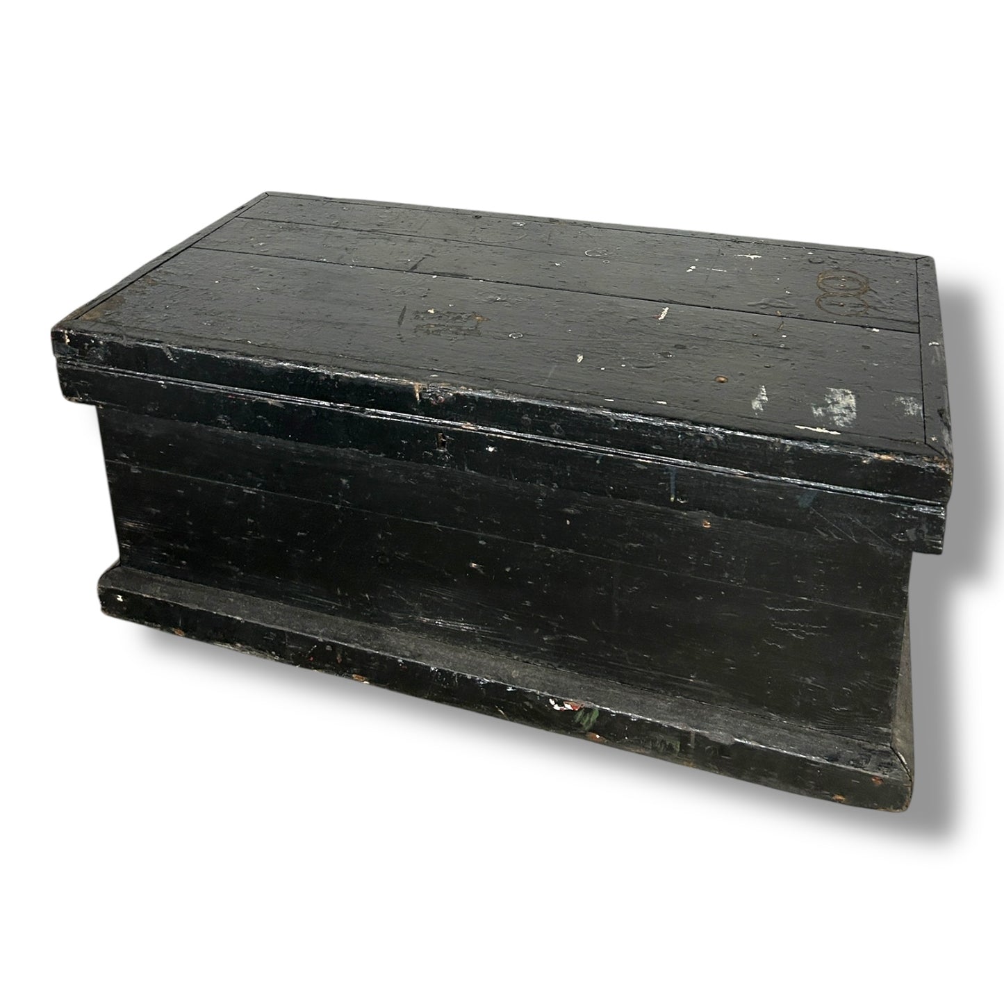 Vintage Military Wooden Tool Chest | Old Army Storage Box with Compartments