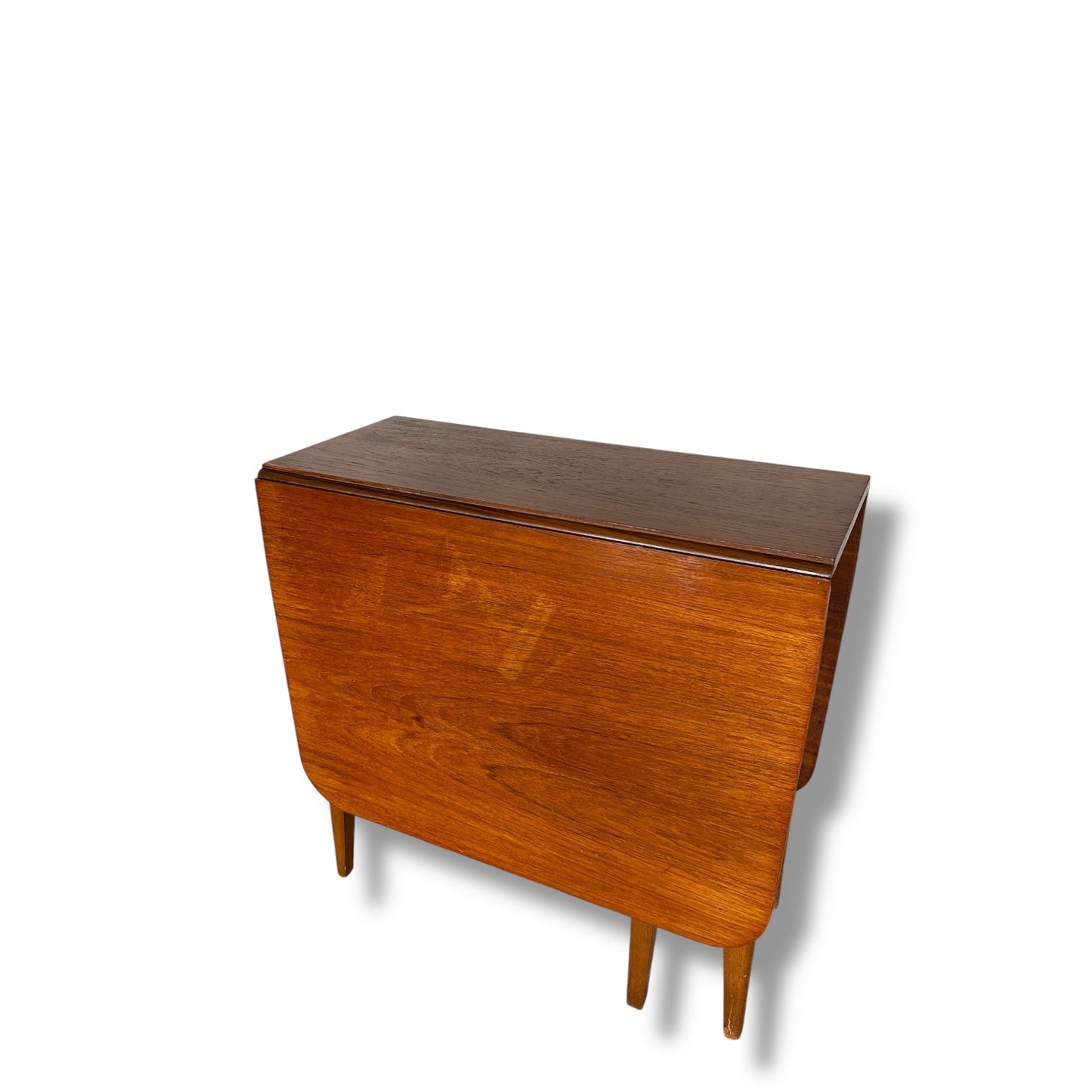 Mid Century Modern Macintosh Teak Extending Drop Leaf Table