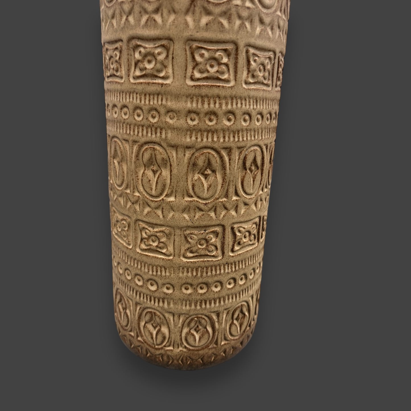 mid century west German floor vase