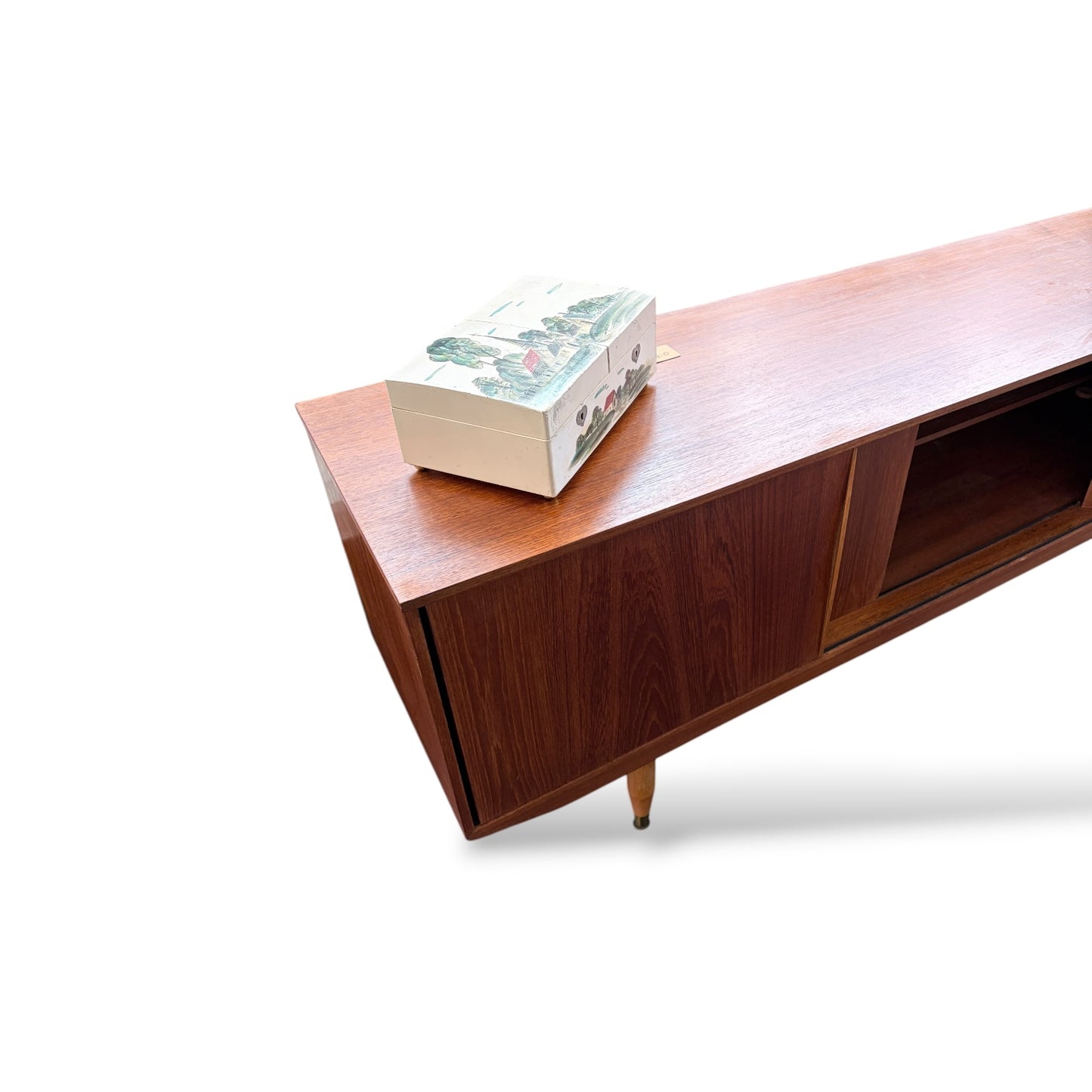 Danish Teak Sideboard | Mid-Century Modern Credenza