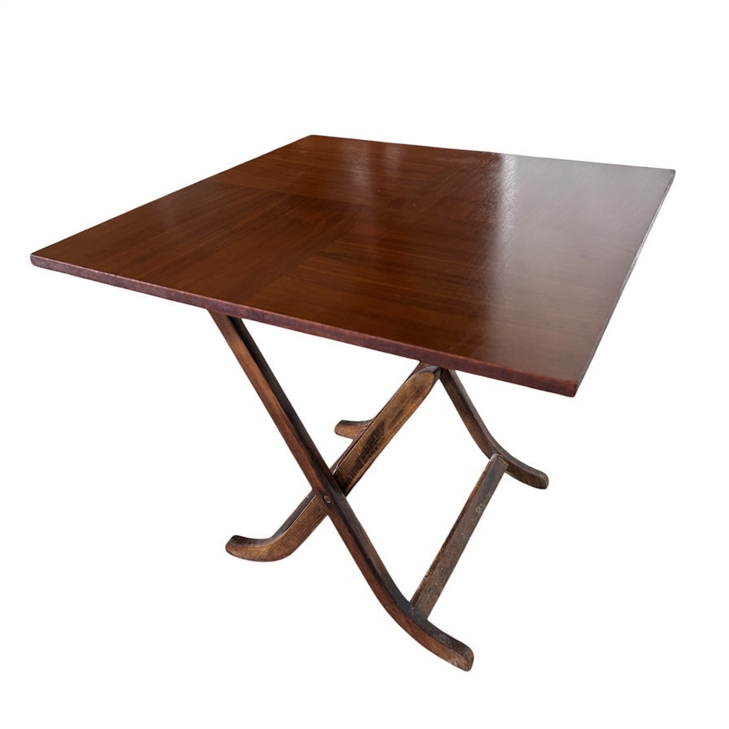 Mid Century Meredew Walnut Folding Table