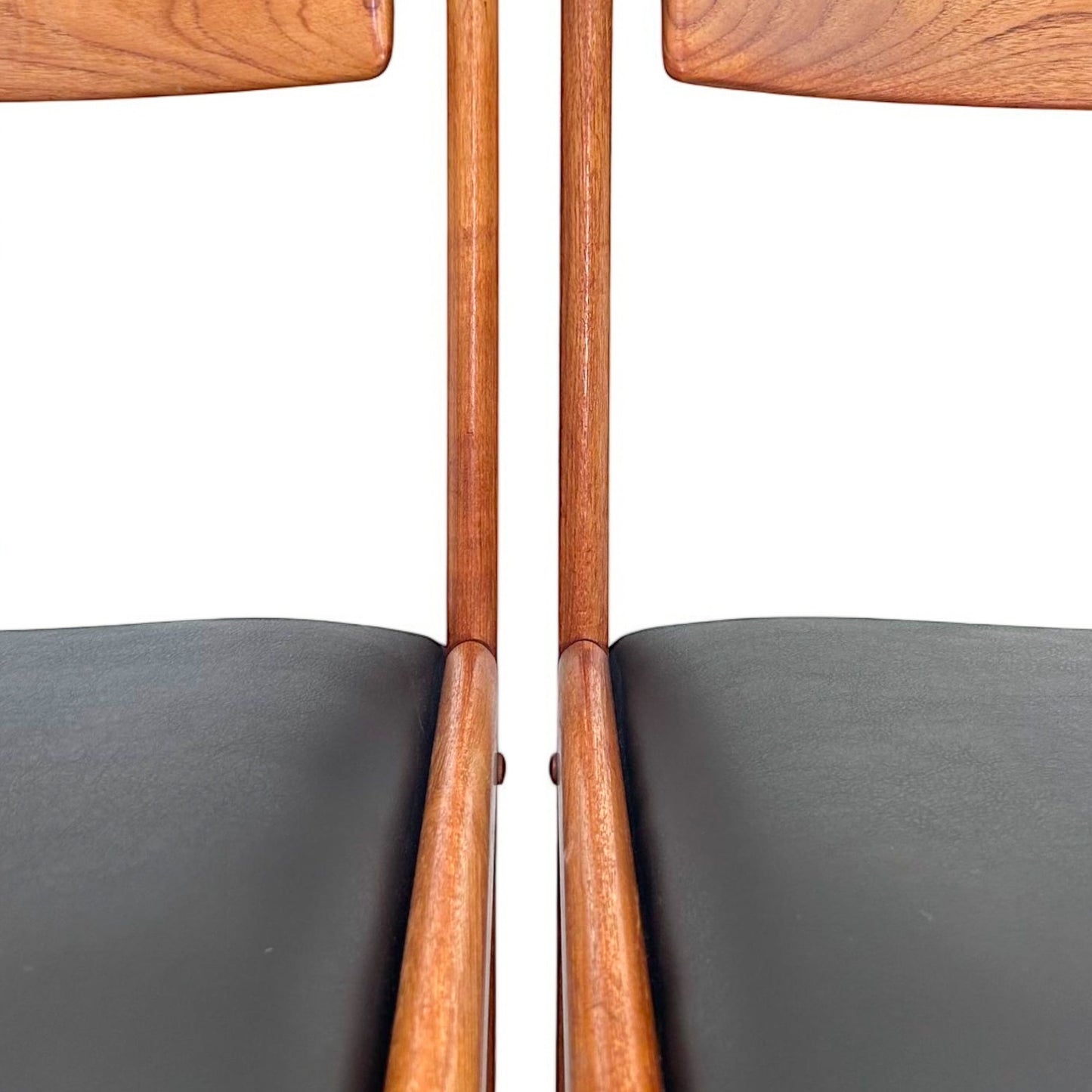 Mid Century Modern Set of 4 Danish Teak Dining Chairs