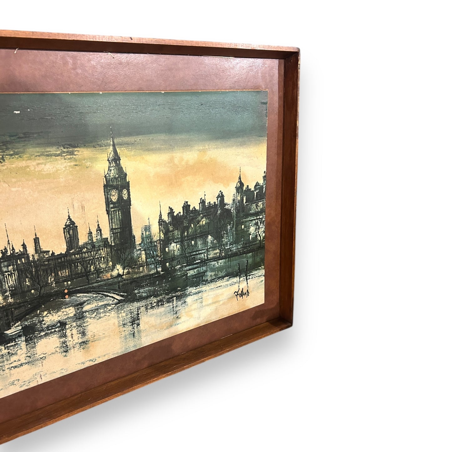 Vintage 1970s Ron Folland London Art Frame