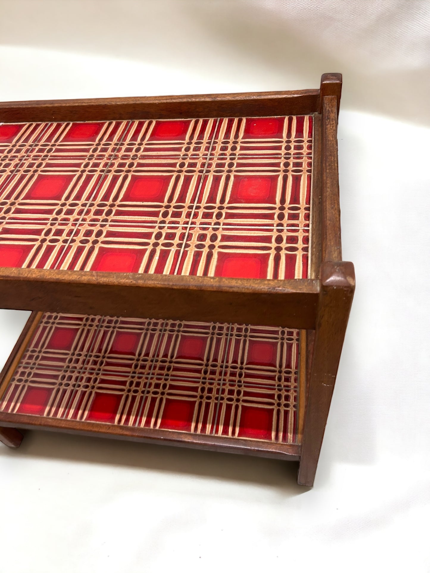 mid century Danish tile trolley