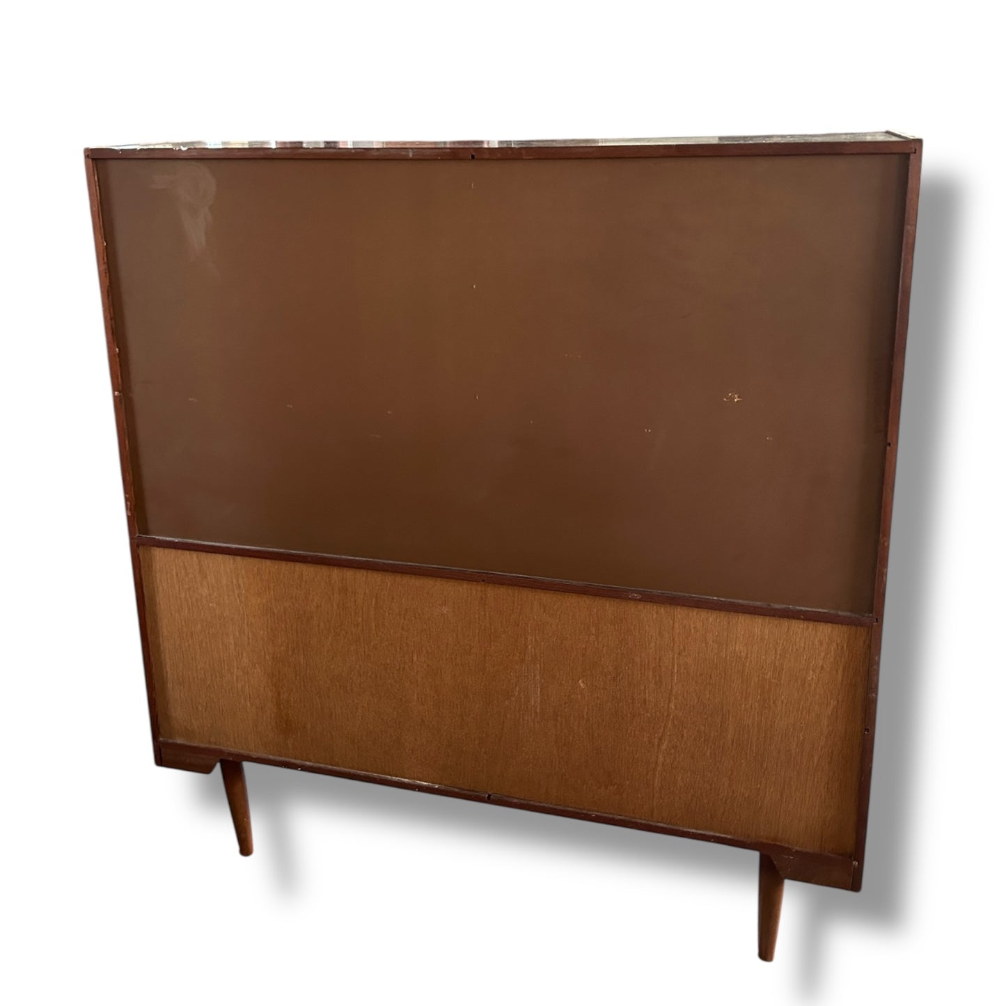 Mid Century Modern Rosewood High Sideboard Drinks Cabinet by Schreiber