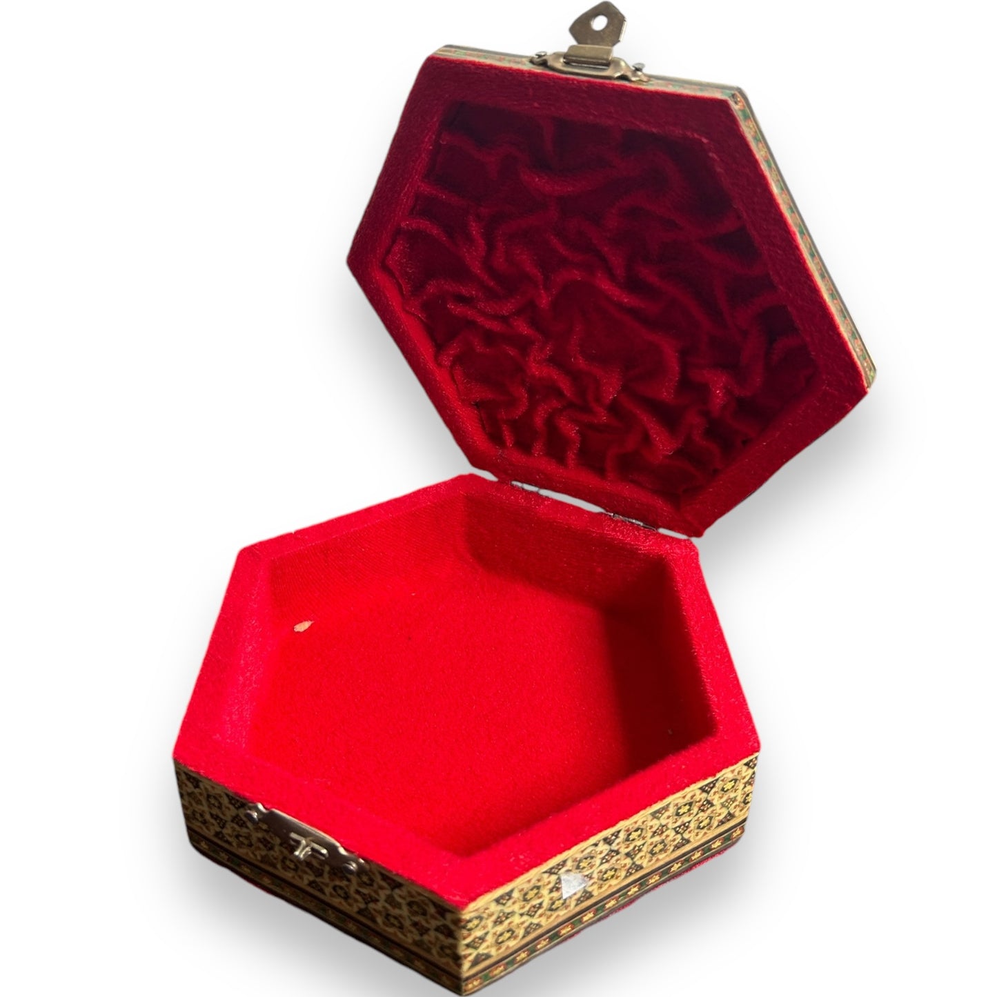 Vintage 1950s Persian Khatam Jewellery Box