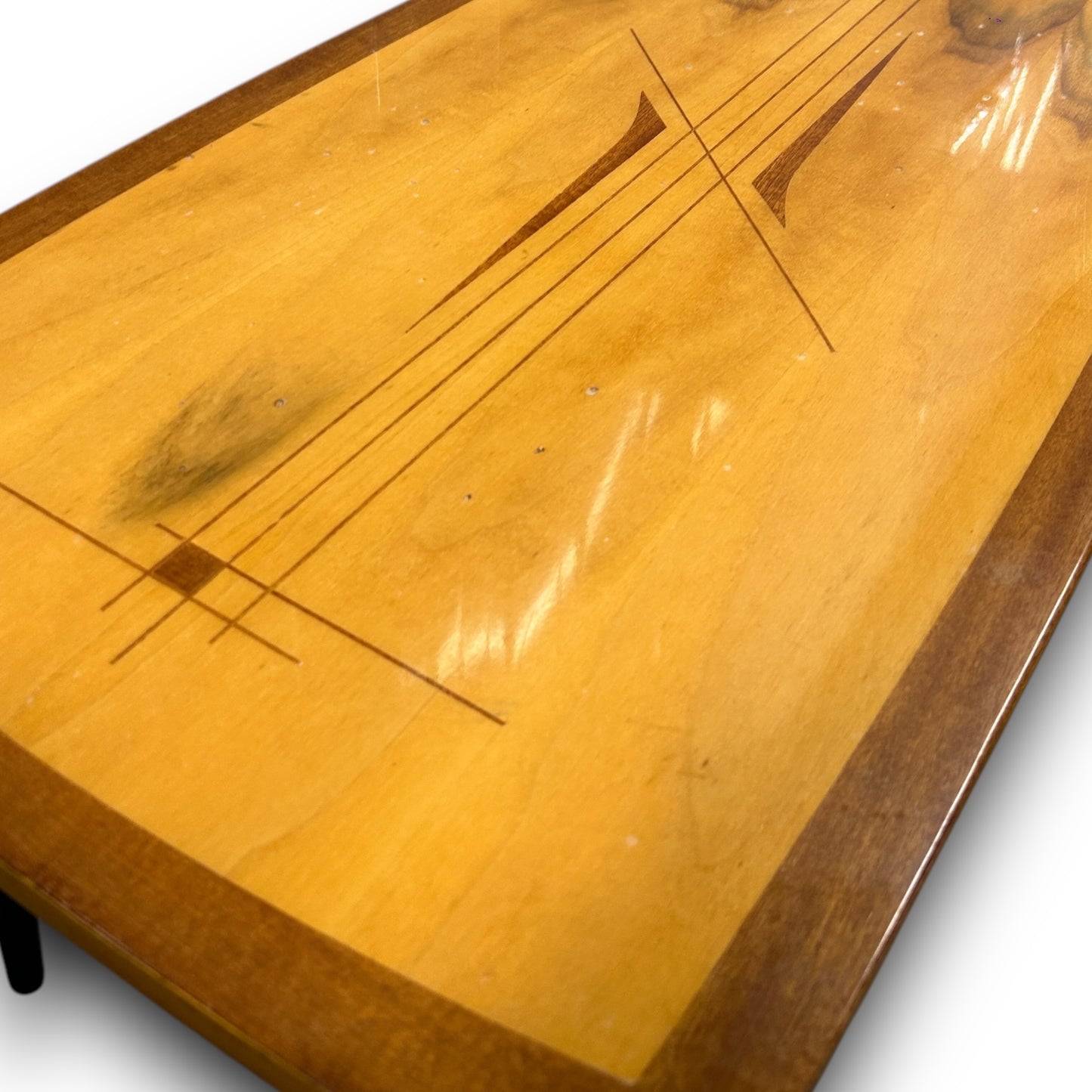Mid Century Italian Marquetry Coffee Table