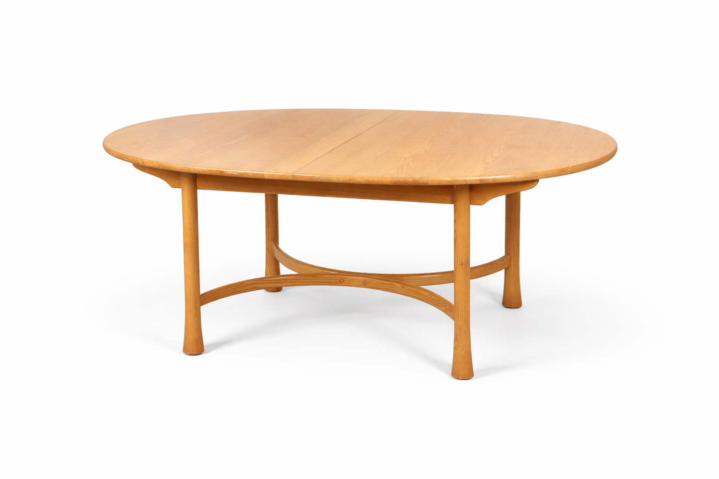 Vintage Ercol Saville Oval Blonde Elm Dining Table