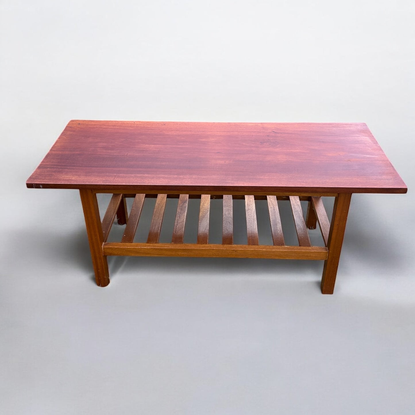 Mid-Century teak wood Kiaat coffee table