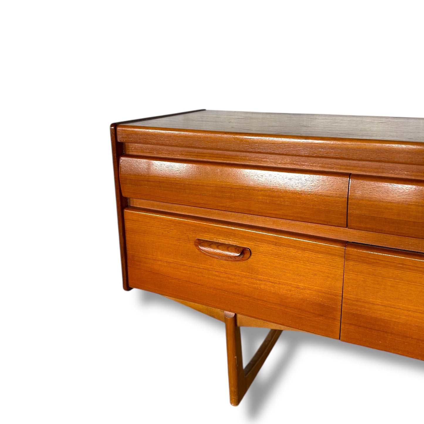 Mid Century Modern Teak Sideboard Credenza By William Lawrence