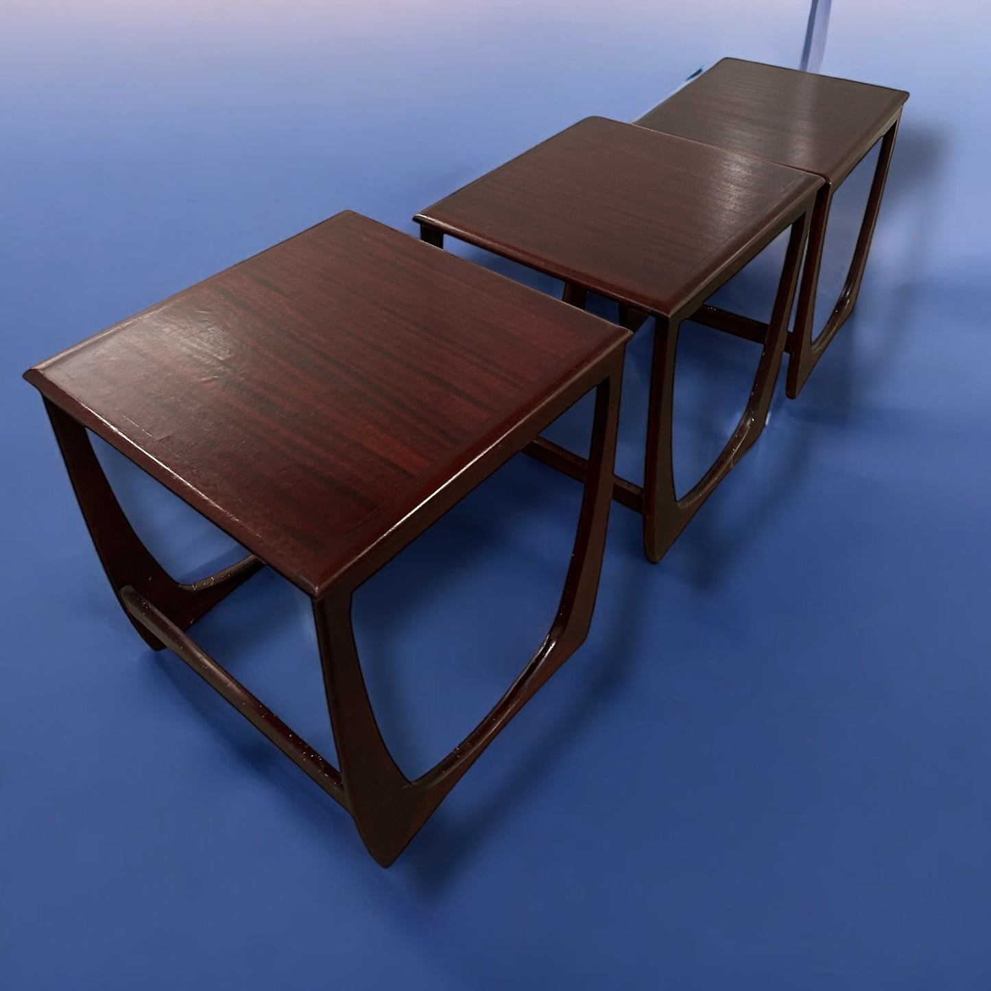 Mid Century Rosewood Gplan style nest of tables