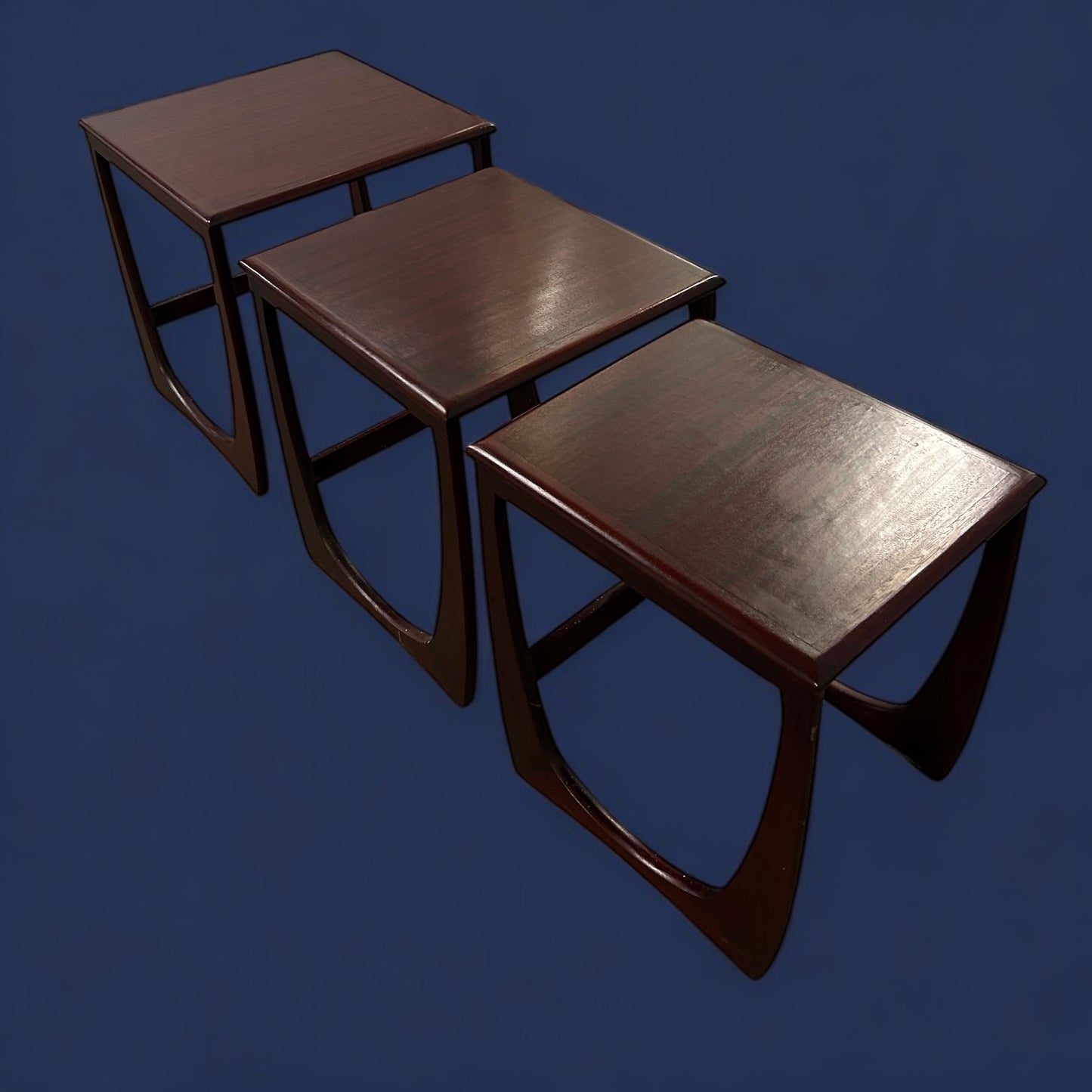 Mid Century Rosewood Gplan style nest of tables