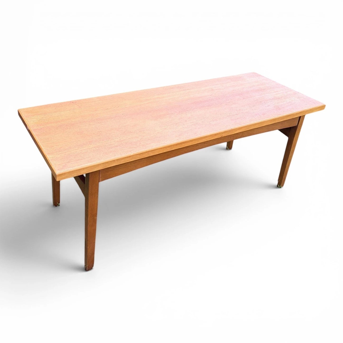 Mid Century Teak & Beech Long Coffee Table - image 6