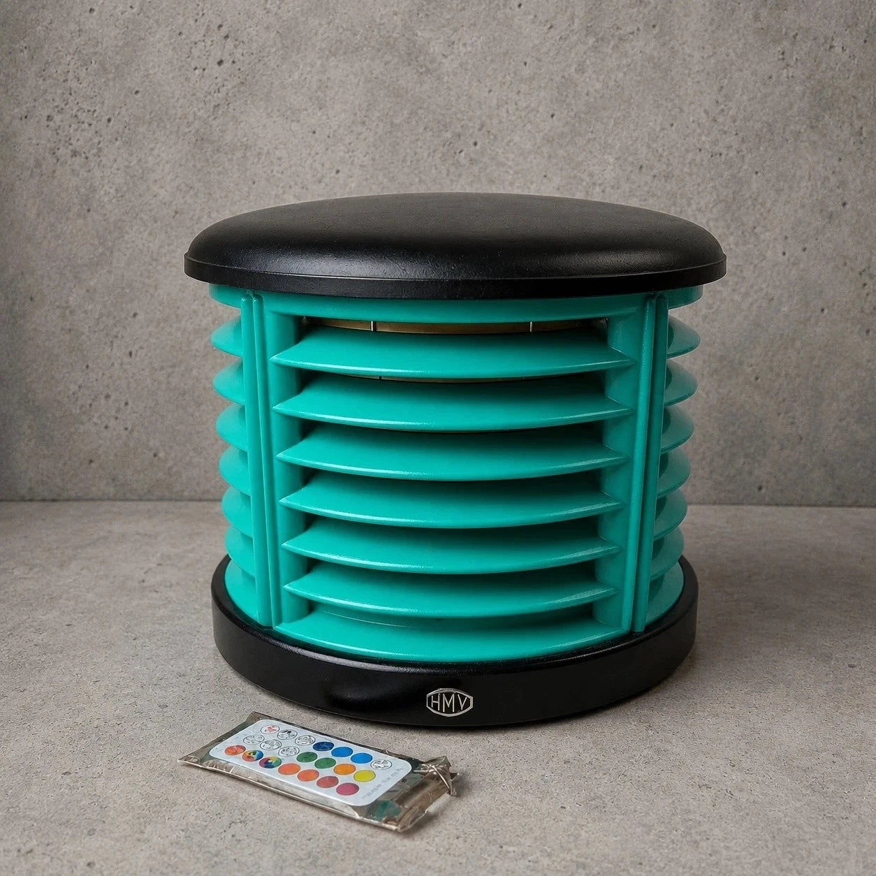 Vintage HMV Space Age Turquoise Table Lamp – view 2