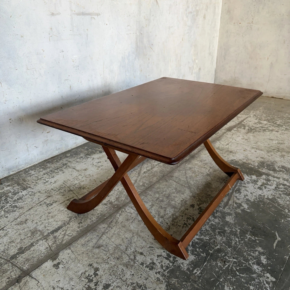 Mid Century Myers Teak Folding Card & Side Table - view 6
