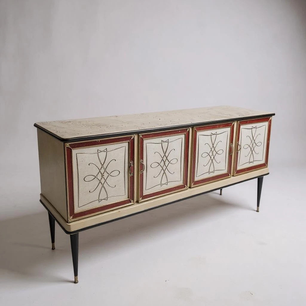 Vintage Sideboard/Credenza by Umberto Mascagni | Early 1950s Italian Mid Century Modern Design