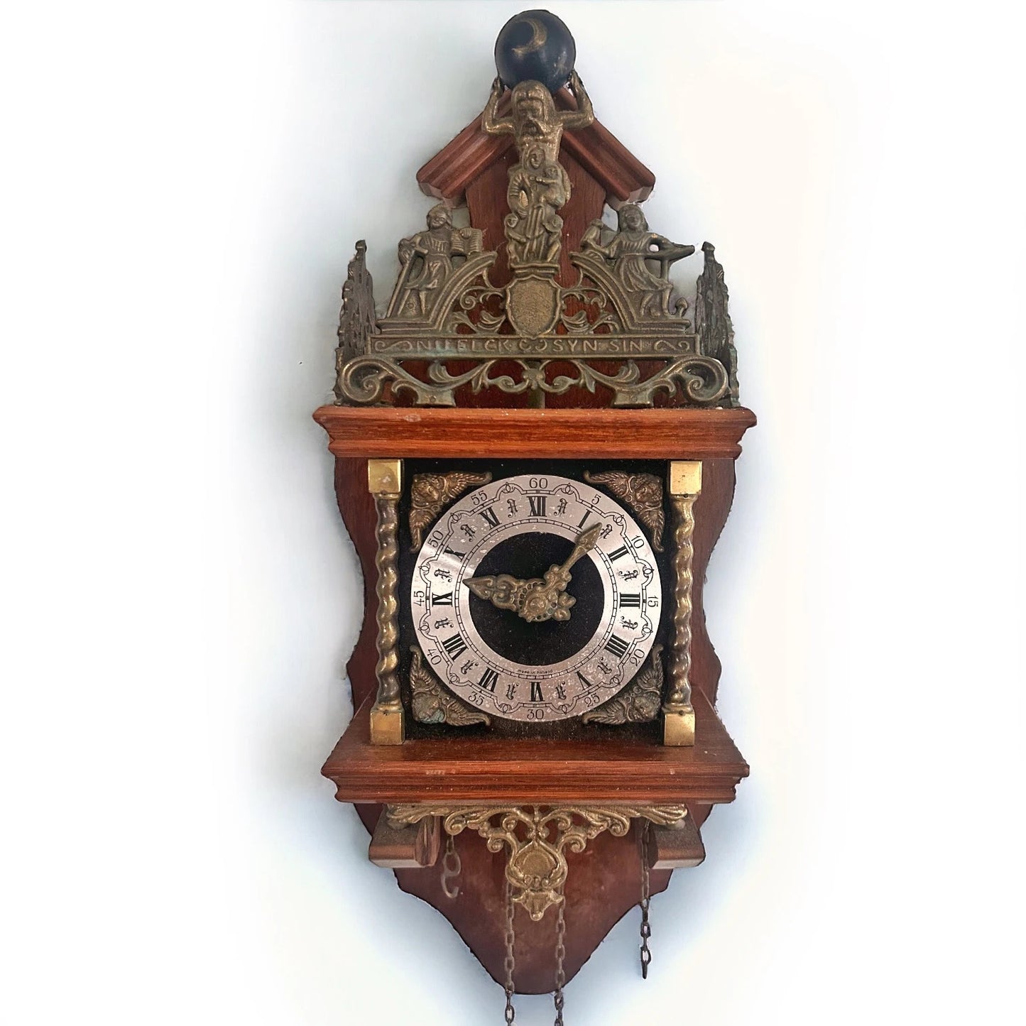Vintage 1960s Dutch Pendulum Atlas Clock