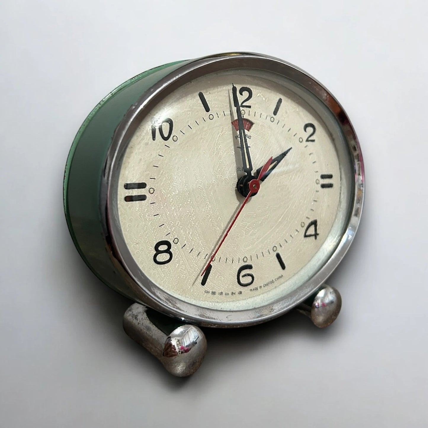 Vintage 1970s Polaris Blue Alarm Clock