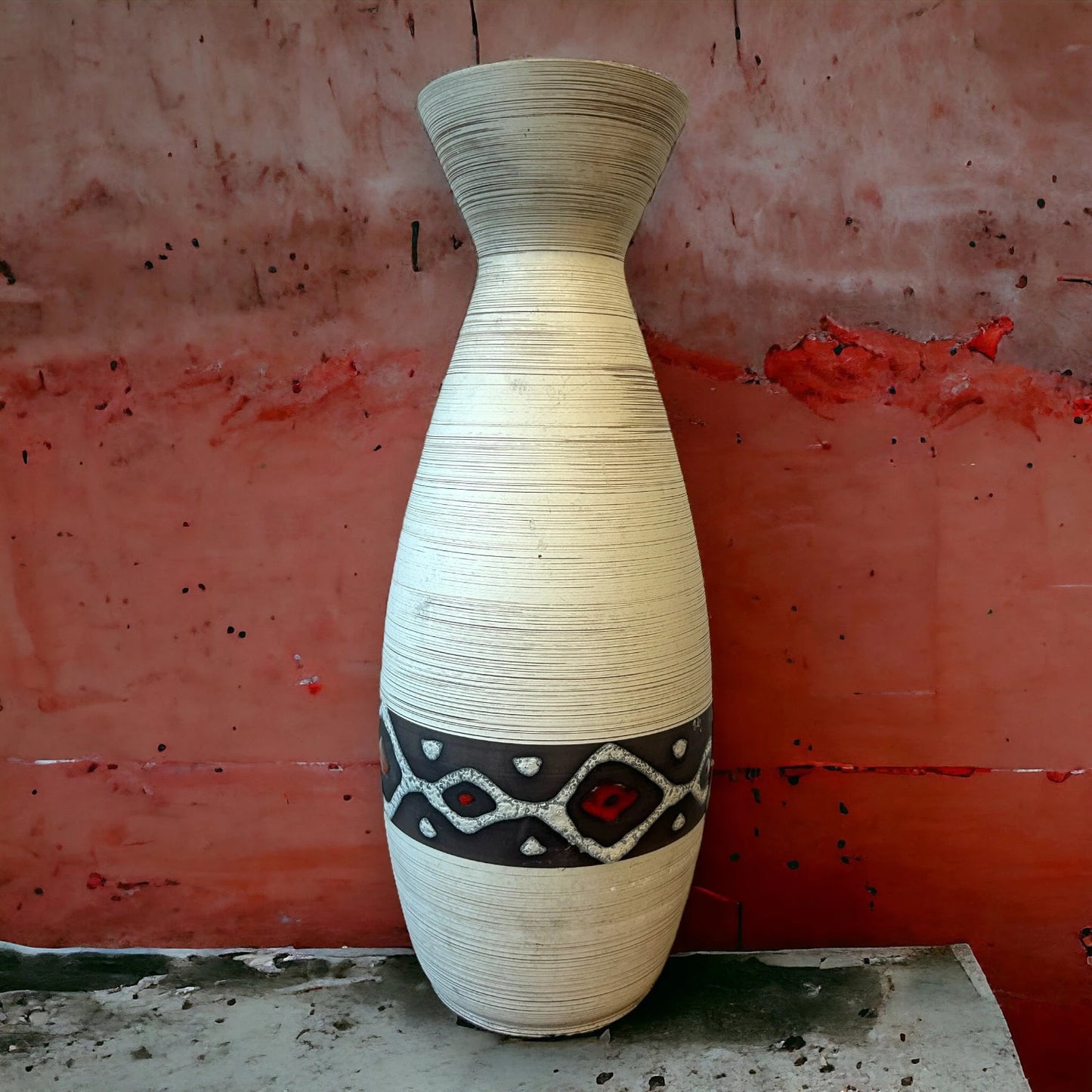 Mid Century Austrian Art Pottery Vase