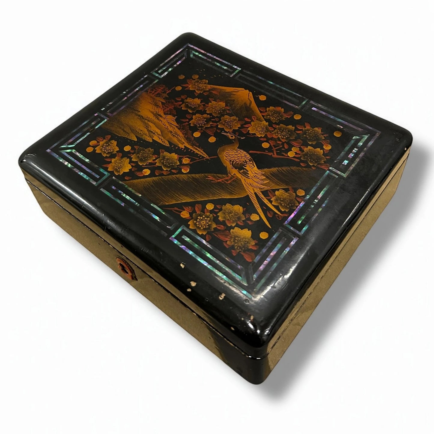 Mid-Century Japanese Lacquered Jewellery Box