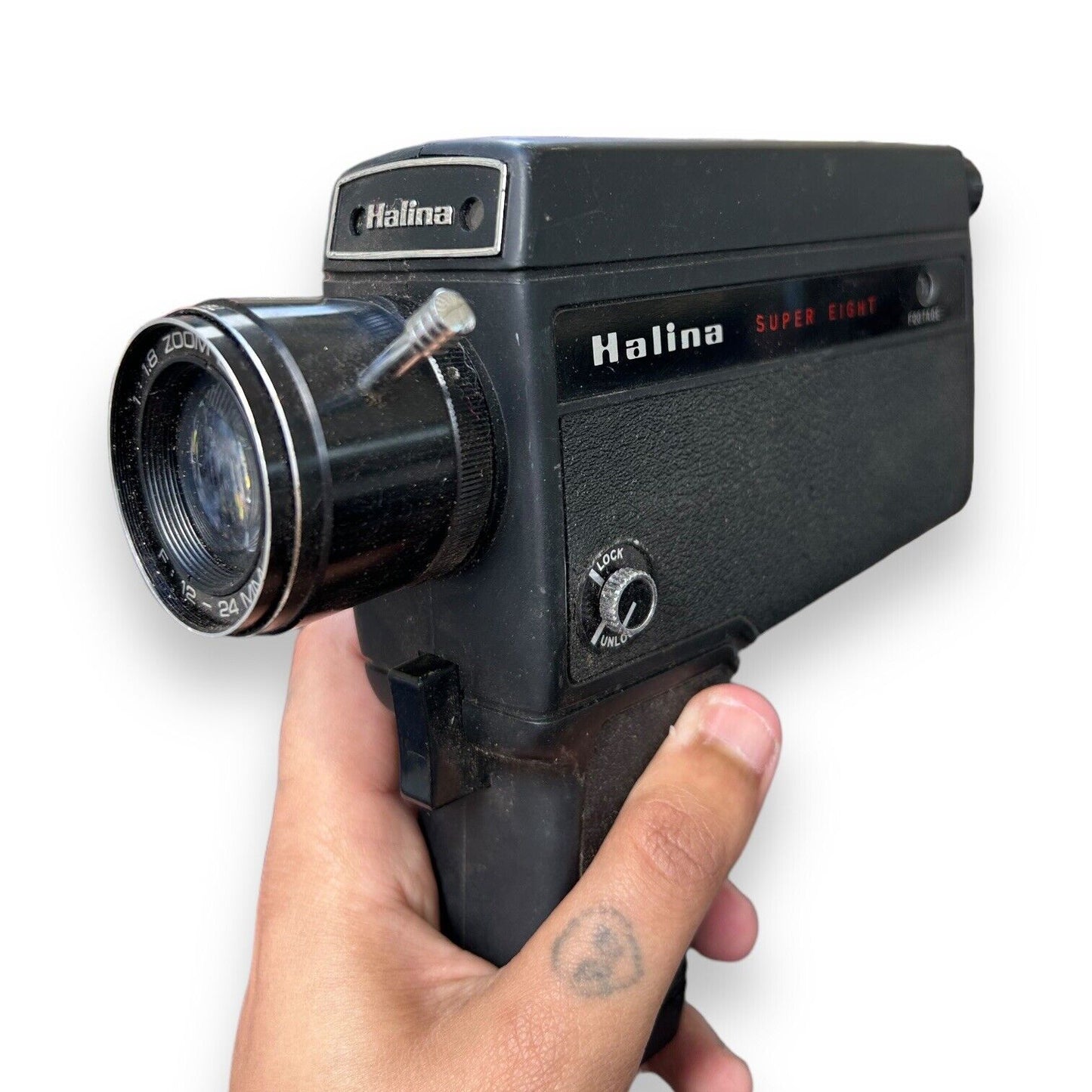 Vintage 1970s Halina Super 8 movie Camera