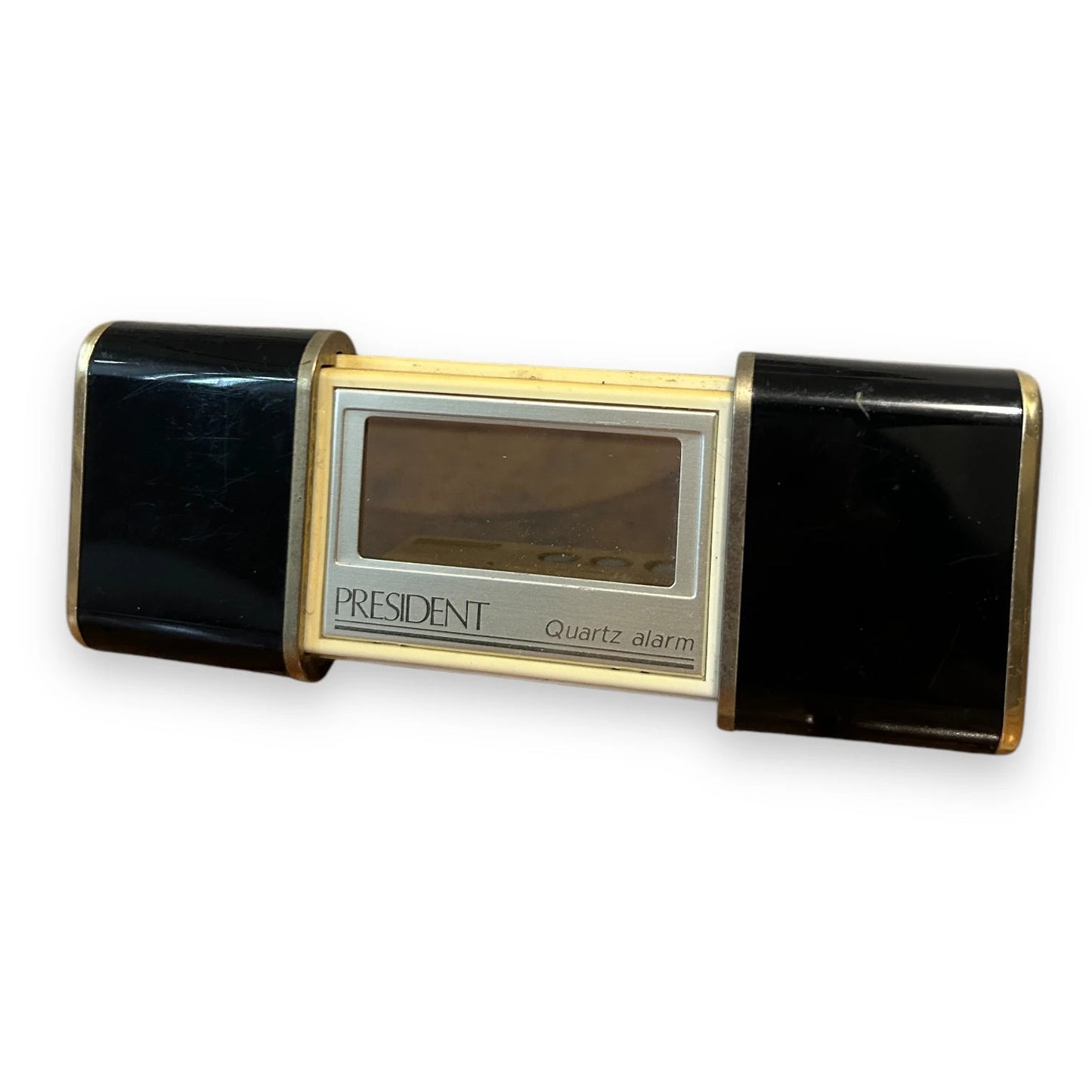 Vintage 1980s Black Digital Travel Clock