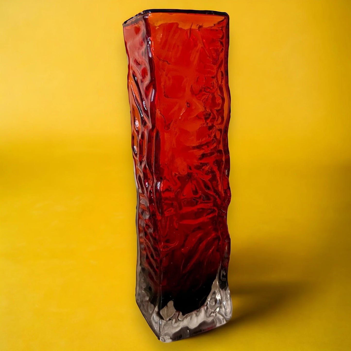 Mid Century Japanese Glass Vase