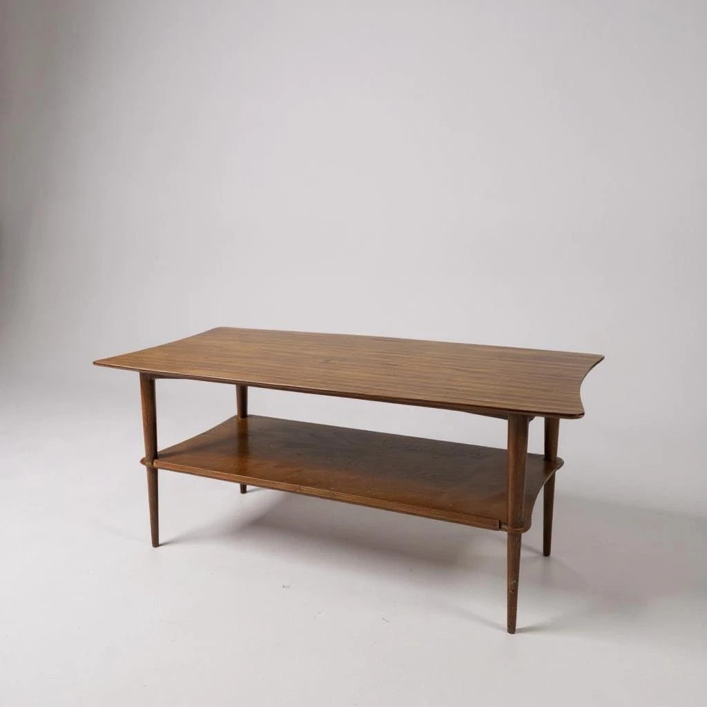 Mid Century Modern Formica Surfboard Coffee Table