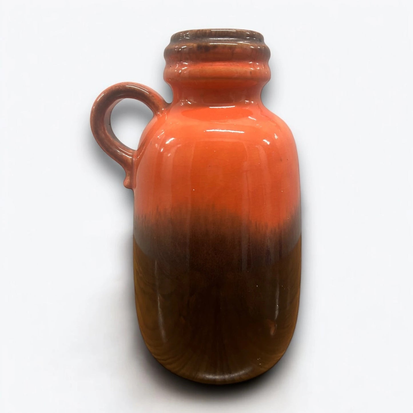 Mid Century West German Lava Pottery Jug