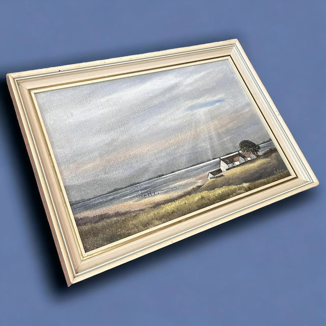 Vintage 1970s Nature Landscape Framed Picture