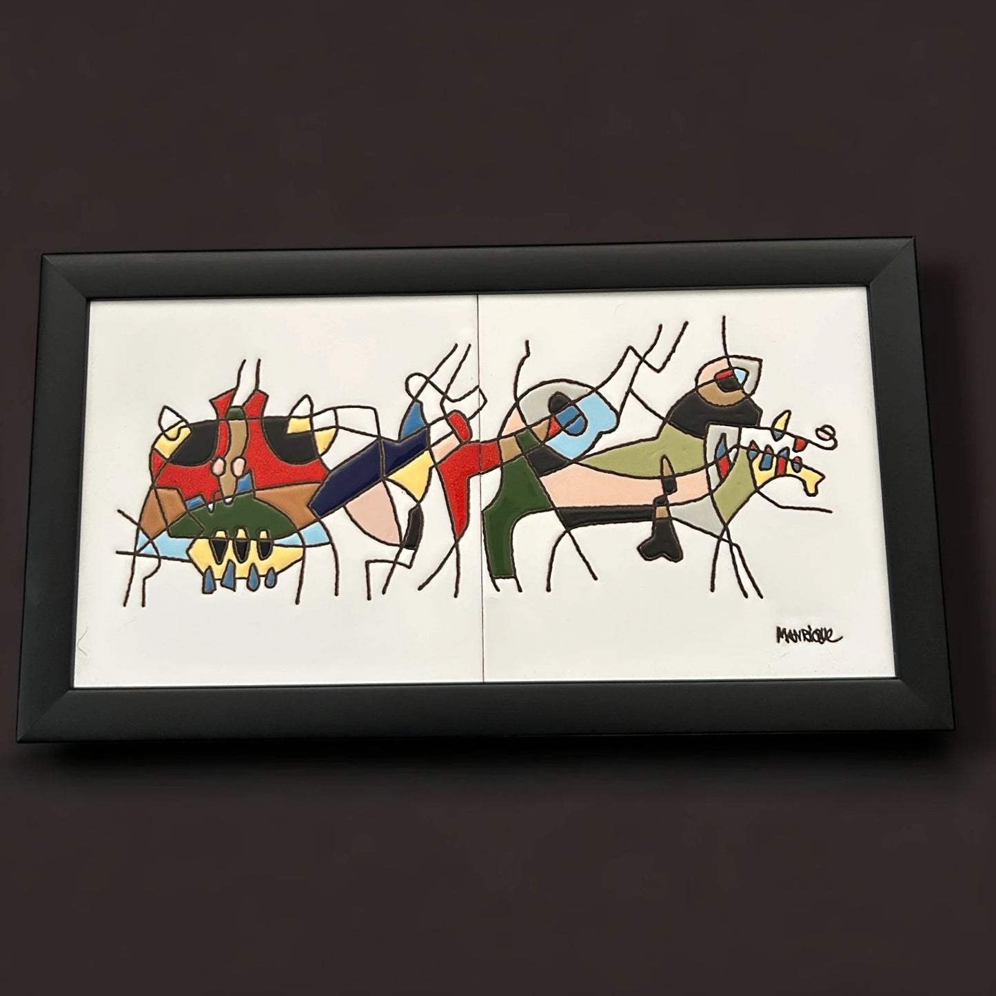 César Manrique, Abstract Artwork, 1970s, Ceramic vintage