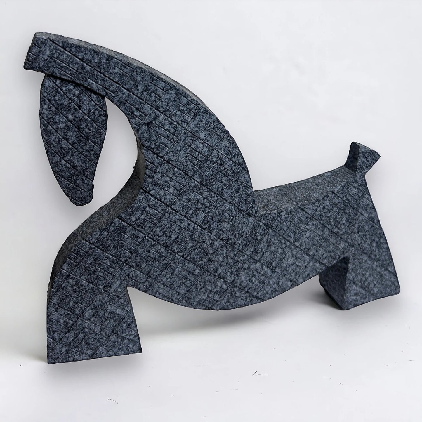 Vintage Contemporary Art Horse Sculpture