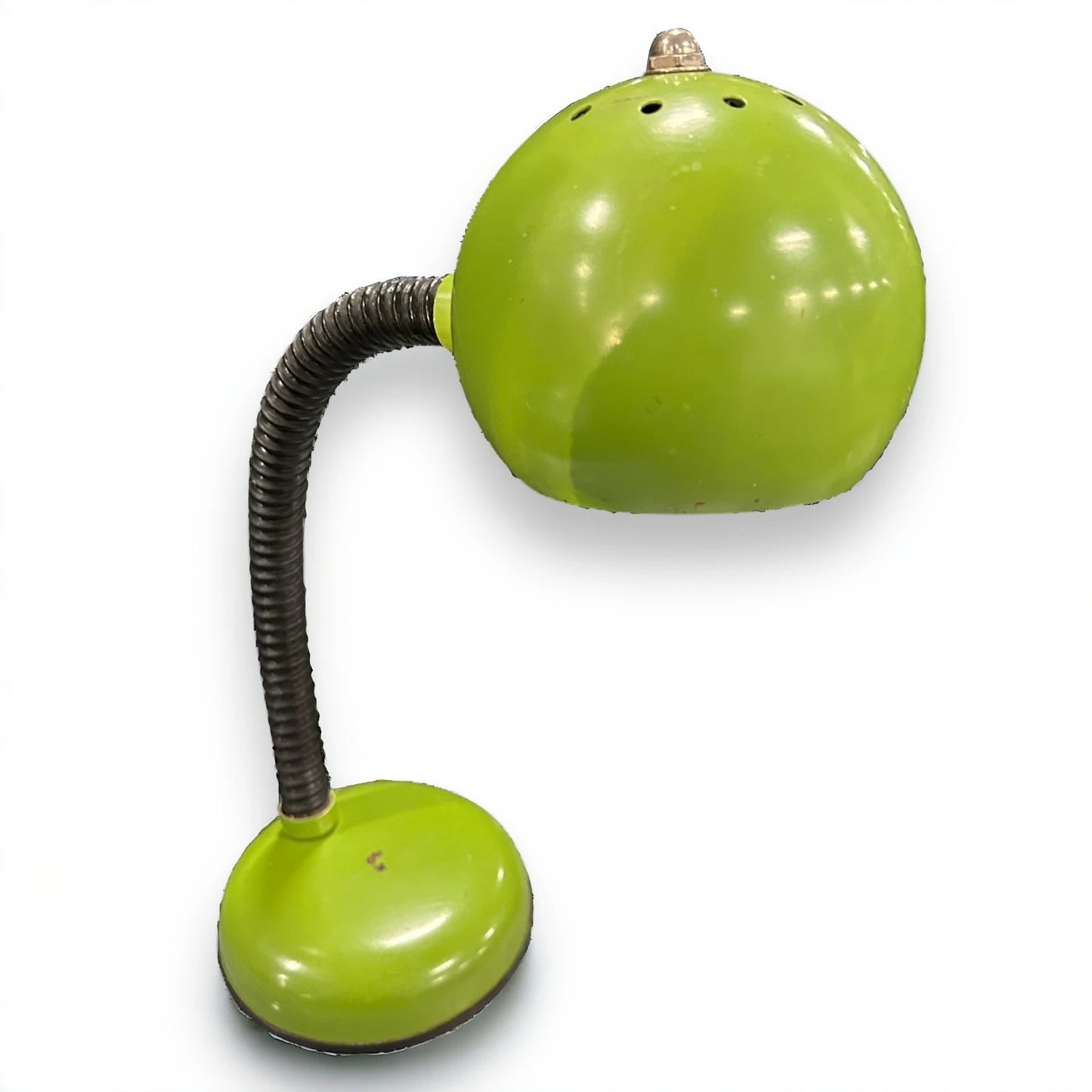 Mid Century Veneta Lumi Line Green Eyeball Lamp