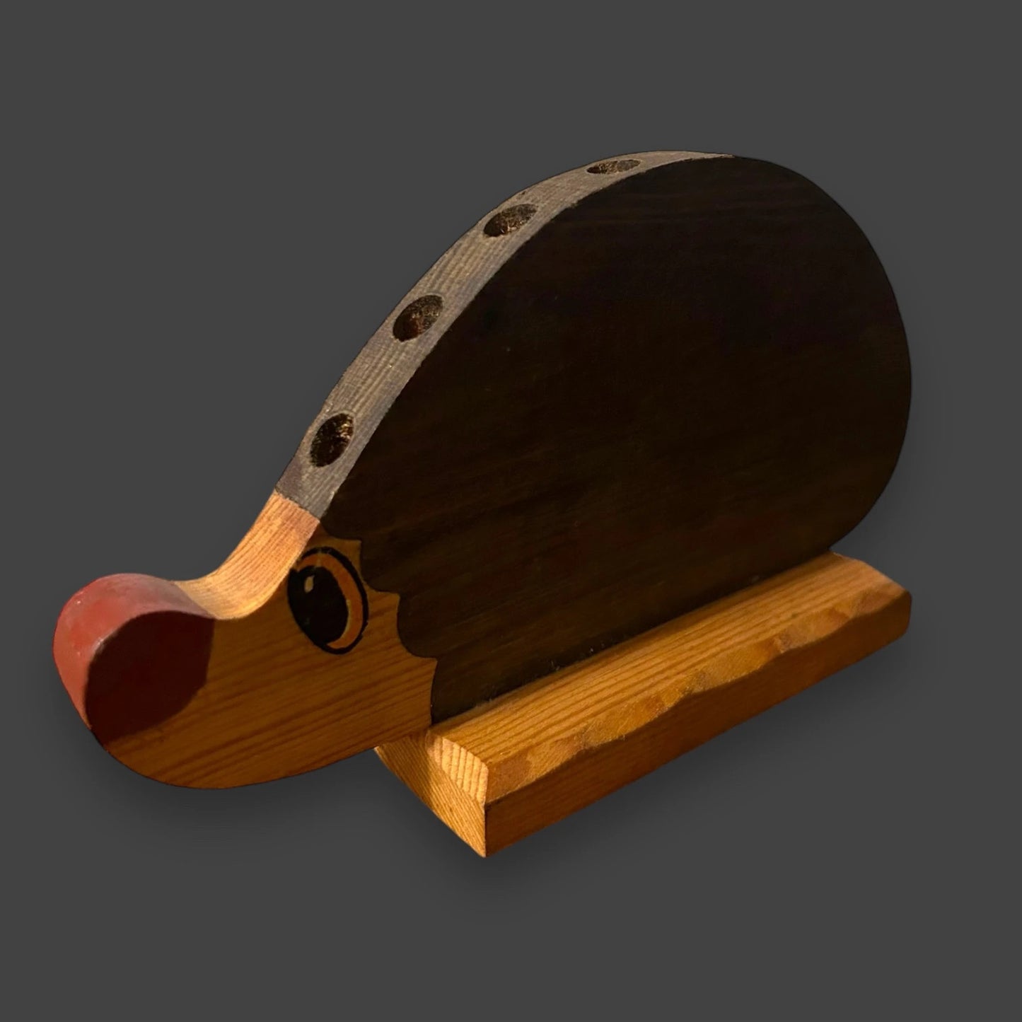 Mid Century Hedgehog Pencil Holder