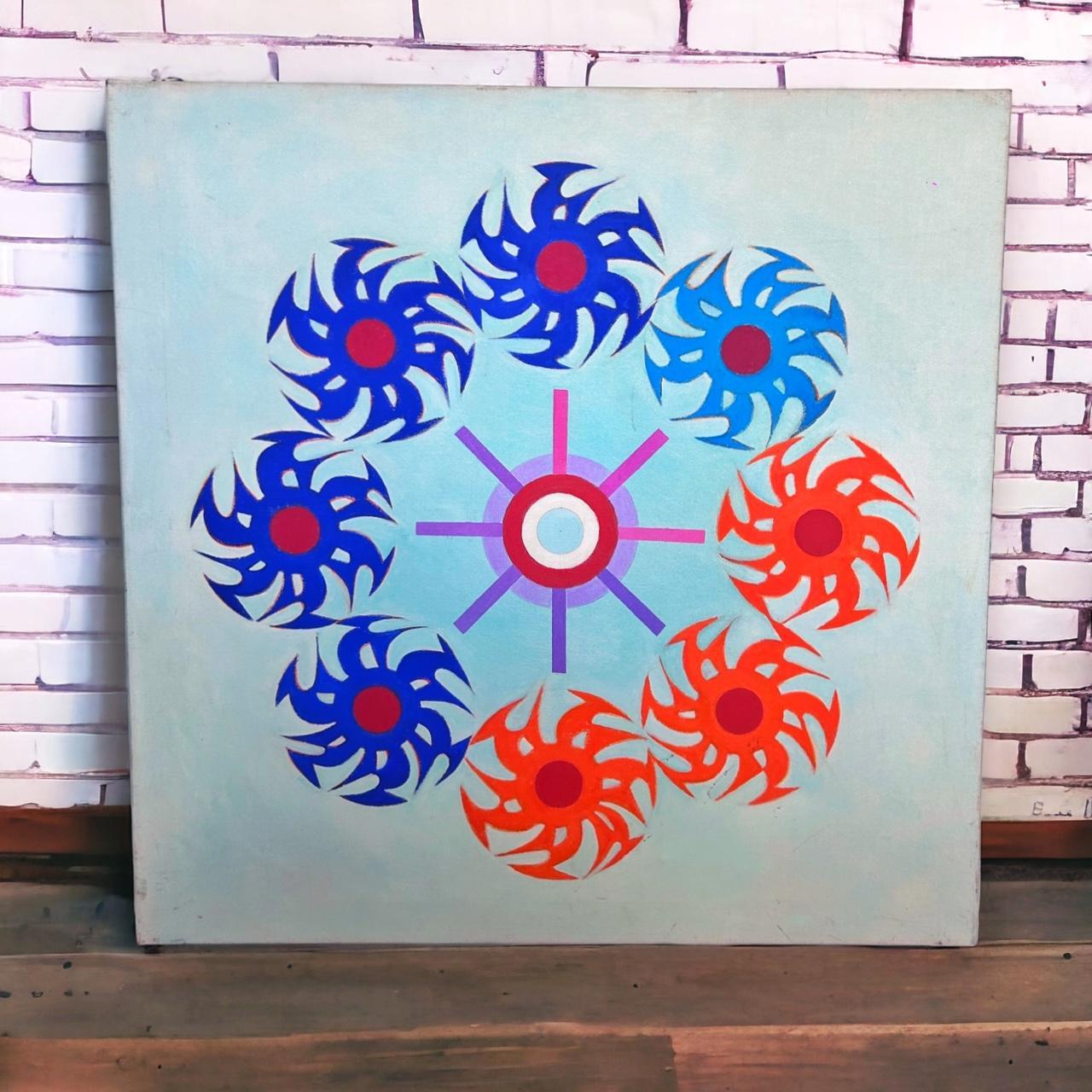Vintage Susan Craigie Smith Oil Painting, Fiesta 2006