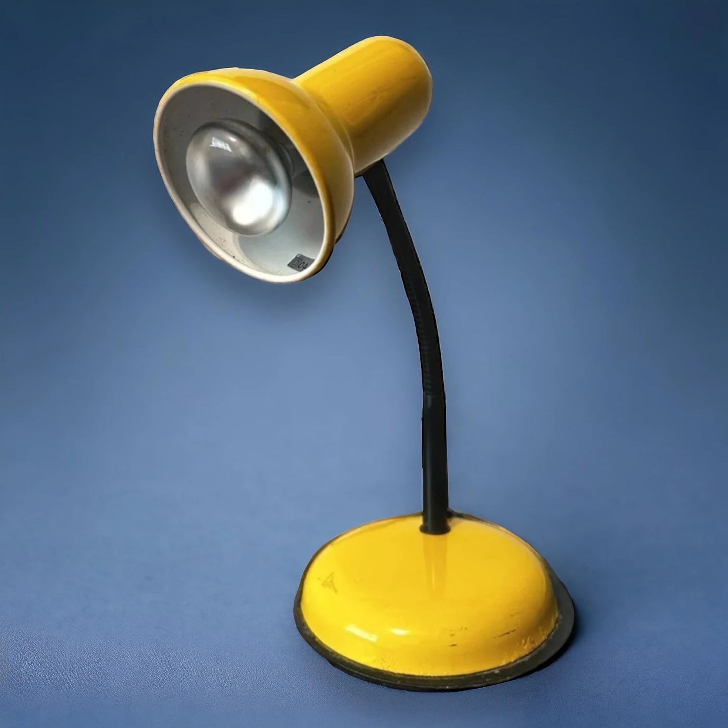 Vintage 70s Yellow Italian Lamp