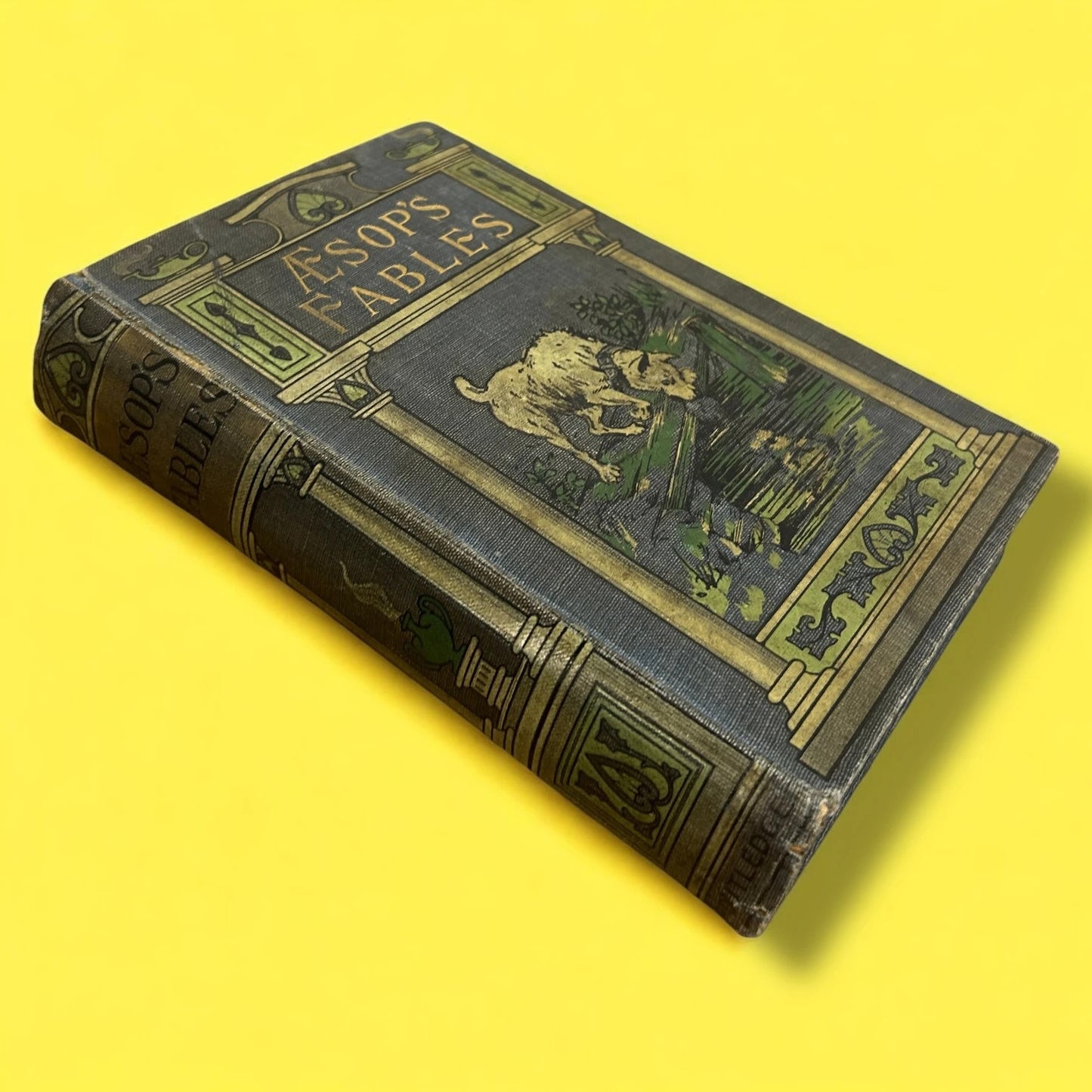 Vintage Aesop fables hardback book