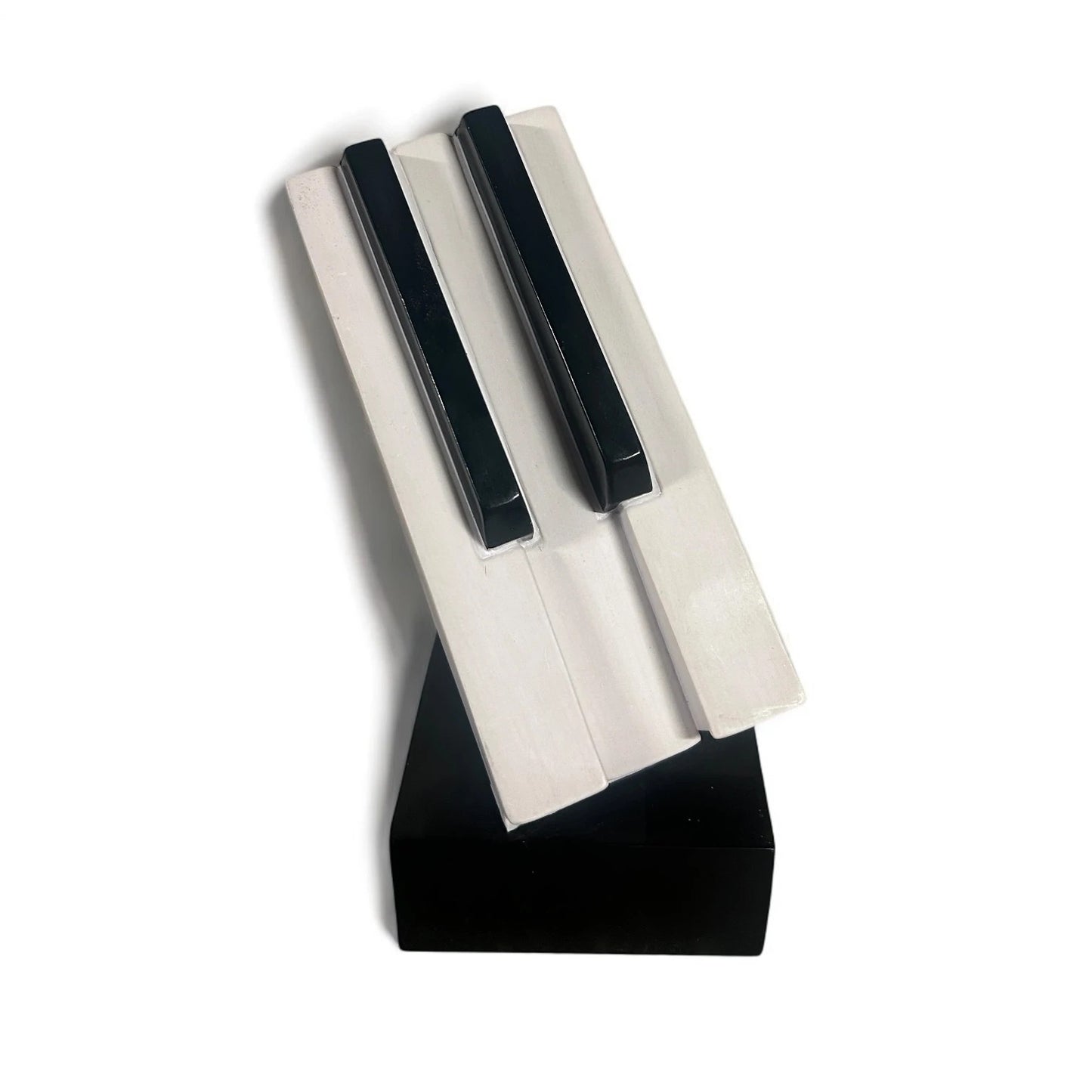 Vintage Piano Keys Resin Sculpture