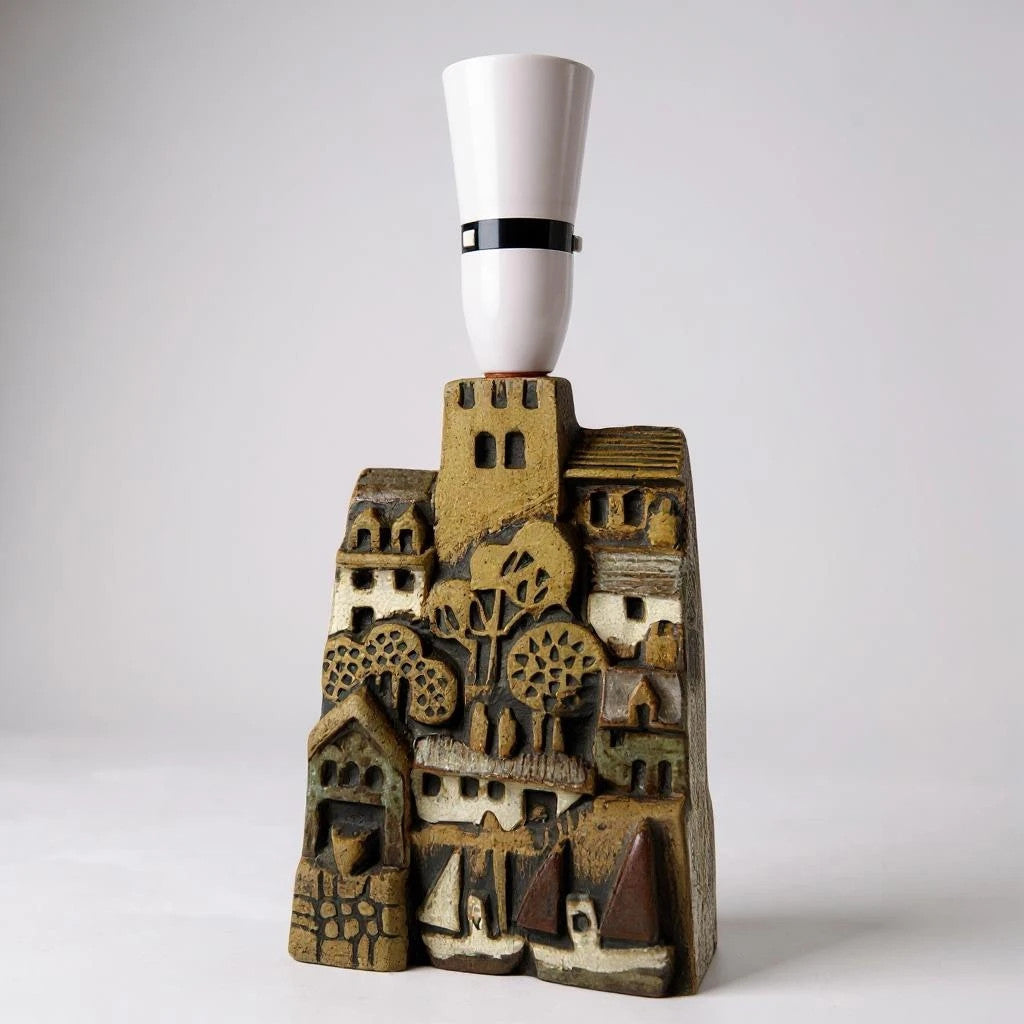 Mid Century Modern Brutalist Tremar Table Lamp