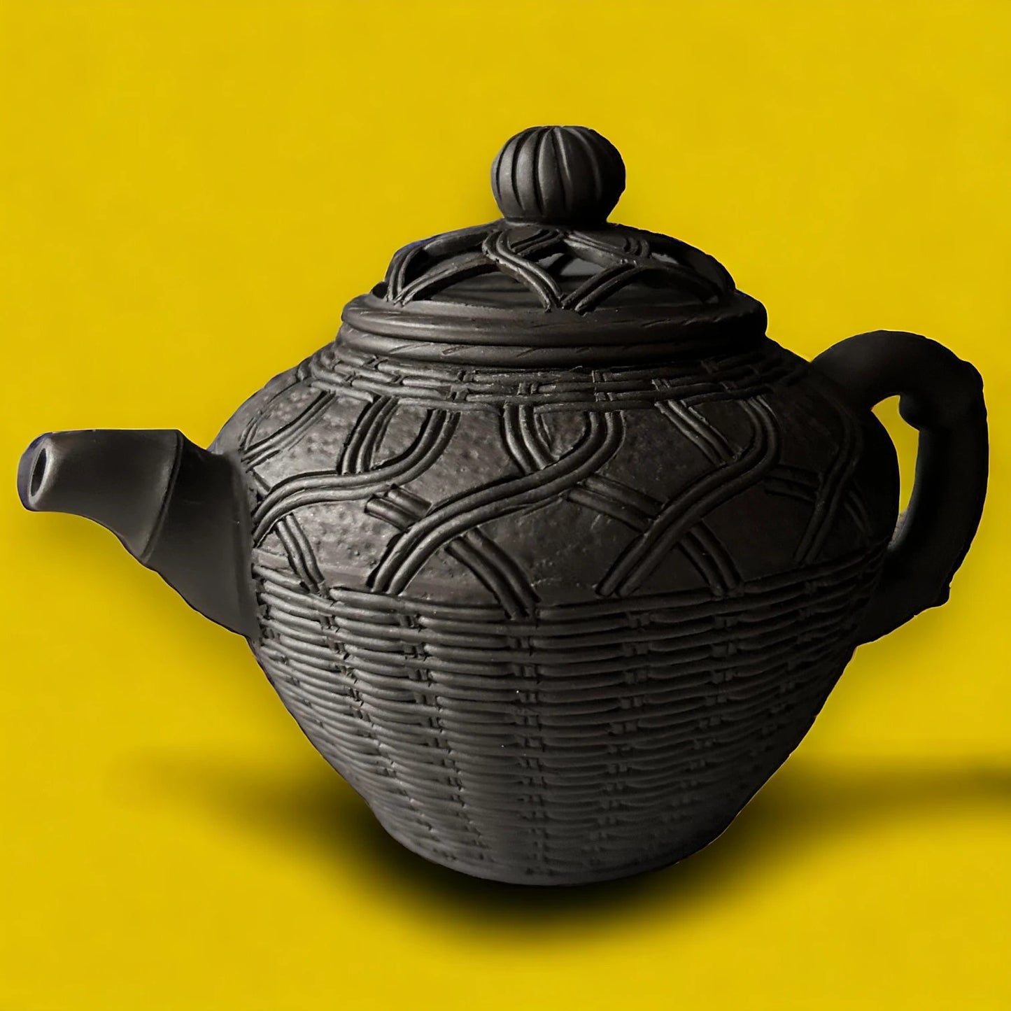 Vintage Yixing Zicha Chinese Black Teapot
