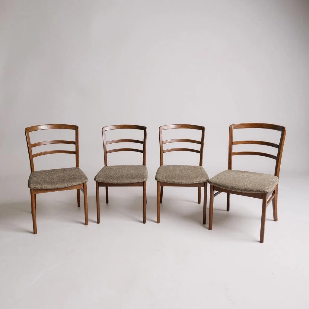 Mid century modern Set of four Chairs by Victor Wilkins for G-Plan